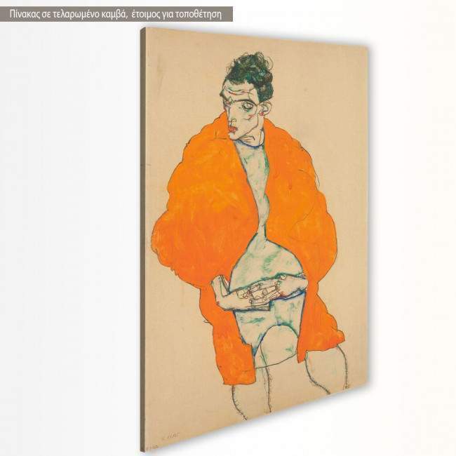 Standing Male Figure Self Portrait Schiele E