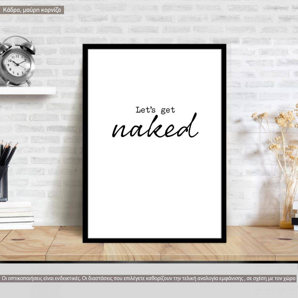 Let S Get Naked Poster